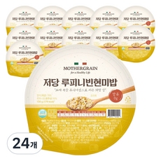 뉴프라이스 마더그레인 저당 루피니빈현미밥, 24개, 130g