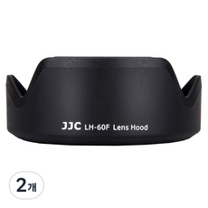 JJC 캐논 RF-S 18-150 F/3.5-6.3 IS STM 렌즈 후드 꽃무늬형, LH-60F, 2개