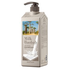 Bioklasse Milk Baobab 香氛洗髮精, White Soap, 1L, 1入