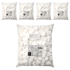 SAMJIN 三進 白棉花糖, 1kg, 5包