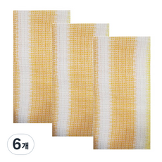 親膚柔軟泡泡沐浴巾, 橘色, 1入, 6個