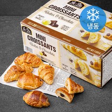 [쿠팡수입] 라비에 미니 크루아상 생지 버터 앤 초코 40입 (냉동), 1.12kg, 1개입, 1세트
