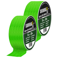 Skora 高亮度反光膠帶, 2個, 綠色