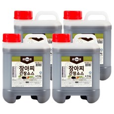 Gompyo 장아찌 간장소스, 4.5kg, 4개