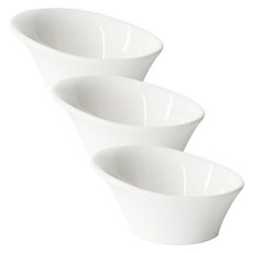 PRELUDE 深型醬料碗, 白色的, 3個