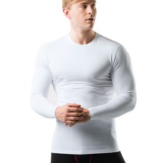 아르메데스 남성용 무지 테크핏 언더레이어 긴팔 AR-52