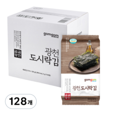곰곰 광천 도시락김, 5g, 128개