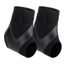 貼紮式纖薄護踝, 2個, 黑色