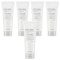 THE FACE SHOP 菲詩小舖 White Seed去角質泡沫潔面乳, 150ml, 5條