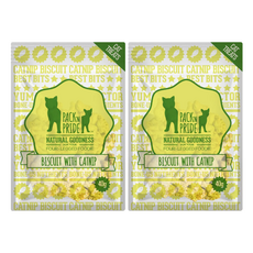 팩앤프라이드 고양이 캣닢 비스켓, 2개, 연어, 40g