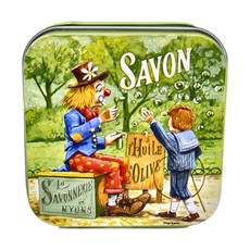 LA SAVONNERIE dE NYONS 法霓恩 夏木棉鐵盒皂 100g 精緻香氛 天然植物精華, 1個, 綠色