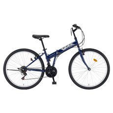 삼천리 투모로우26 접이식 스틸 림 브레이크 15.3kg 직접설치, 다크블루, 1개, 170cm