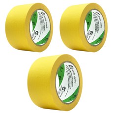 신흥테이프 마스킹 테이프 노랑 48mm x 40m, 3개