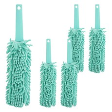 크린메이트 극세사 먼지떨이 소, 라이트그린, 5개