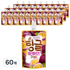 팅글 로엘 더 가벼워진 패션후르츠 곤약젤리, 60개, 80g