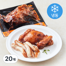 딜리스틱 소스 닭다리살 블랙저크 (냉동), 100g, 20개