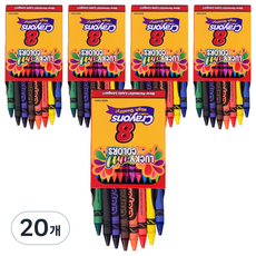 루나그린 다양한 크레파스, 20개, 8색