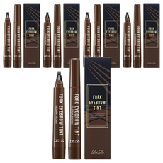 리르 포크 아이브로우 틴트 2g, 02다크브라운, 5개