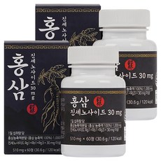 Irim 6年根紅蔘人蔘皂苷30mg 30.6g, 2個, 60顆