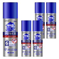 해피홈 아웃도어 미스트 파워 모기 진드기 기피제, 65ml, 5개