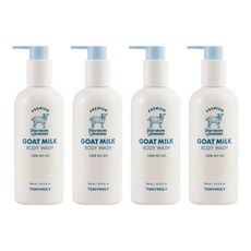 토니모리 프리미엄 산양유 촉촉 바디워시 머스크향, 300ml, 4개