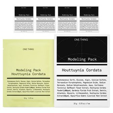 원씽 어성초 모델링팩 20g, 5개, 7개입