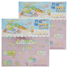 Sumikkogurashi 角落生物 色紙 外包裝尺寸16 x 15.5cm 3歲以上, 2個, 24張