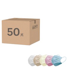 SH 上好生醫 成人平面醫療防護口罩 未滅菌, 繽紛彩夏, 50片, 1盒