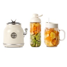 단미 레트로 미니 블렌더 BLS01 + 머그컵 + 텀블러, BLS01(아이보리)