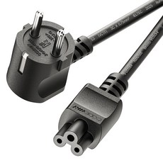 코드웨이 국산 AC 크로바 코드 전원케이블 블랙, 1개, 0.6m