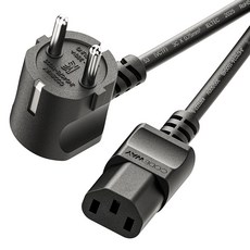 코드웨이 국산 AC 10A 전원코드 파워케이블 블랙, 1개, 1.8m