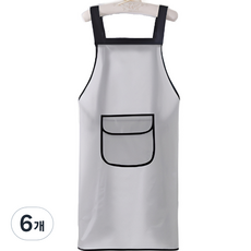 Dren 半透明防水圍裙, 白色口袋, 6個