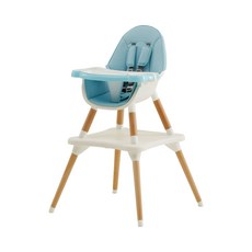 PETITLAPIN 孩童用Mono 3合1高腳餐椅, 天藍色