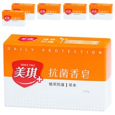 美琪 天然抗菌香皂 草本, 100g, 6個