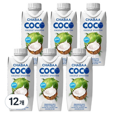 CHABAA 啜吧 椰子奶昔, 12瓶, 310ml