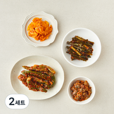 순봉이네 부뚜막 맛보기 반찬 4종 세트 430g, 2세트