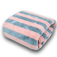 원이네 스트라이프 소프트 샤워타월 300g 코랄벨벳, 블루핑크, 1개