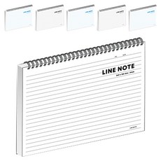 Withna RULED PP 橫式上翻筆記本套組 80-0080, 隨機出貨, 6個