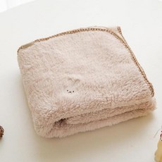 FORMONGDE 超細纖維刺繡羊羔絨冬季嬰兒毯, Tori
