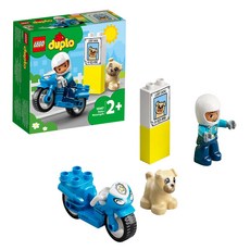 LEGO 10967 得寶系列 警察摩托車, 混和顏色, 1盒