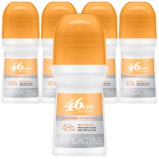 온더바디 46cm 나이아신아마이드 롤온 데오드란트 시트러스 플로럴향, 75ml, 5개