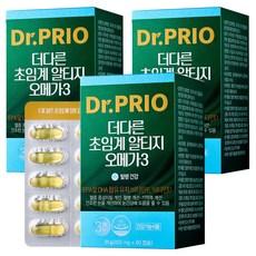 低溫萃取rTG型Omega-3膠囊 51g, 60顆, 3盒