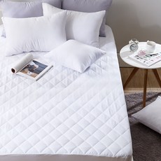 BED&DECO 素色護理絎縫床單+枕頭套 2入