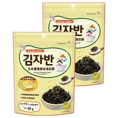 韓味不二 海苔酥 玉米濃湯風味, 2包, 45g