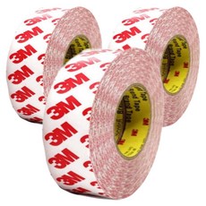 格魯特記親故 3M 薄型雙面膠帶 2.5cm x 50m, 3個