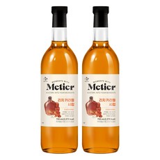 메티에 리치카라멜향시럽, 2개, 750ml