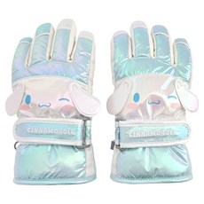 Cinnamoroll 大耳狗喜拿 兒童大耳狗閃亮大臉立體防寒手套 OGHKG50271