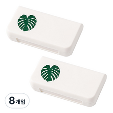 DM Corporation I Love Home 植物迷你藥盒 綠葉, 8入