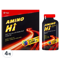 유유제약 아미노하이 에너지 젤 10p, 4개, 450g