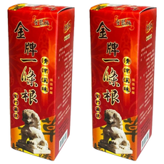 金聚福 金牌 金門一條根 清涼滾珠 清涼舒緩 60ml, 1入, 2瓶